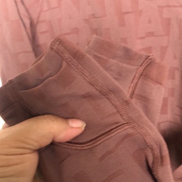 Athleta Momentum Monogram L/S Top Size Large - Picture 6 of 11